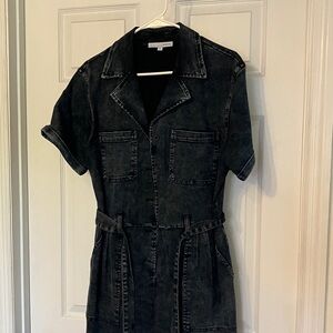 Baltic Born Charcoal Denim Jumpsuit Romper